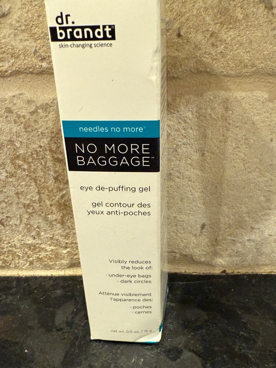 Dr. Brandt Other - Dr. Brandt Needles No More No More Baggage Eye De-Puffing Gel 0.5 oz NEW